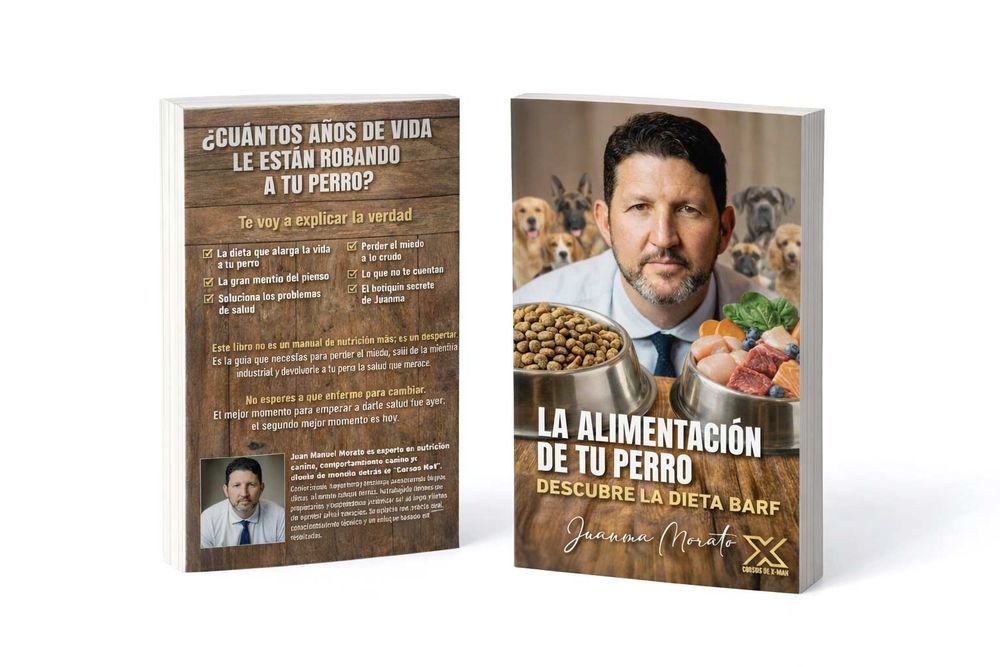 Portada del libro «La alimentación de tu perro: descubre la dieta BARF»